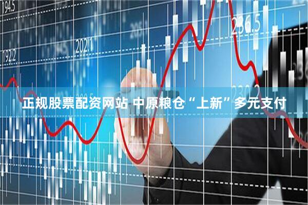 正规股票配资网站 中原粮仓“上新”多元支付