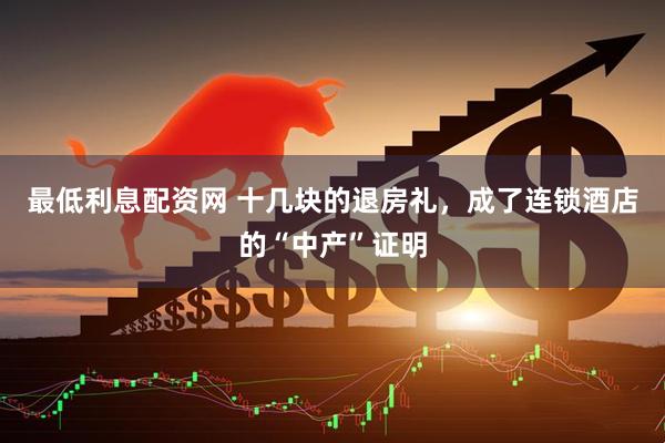 最低利息配资网 十几块的退房礼,成了连锁酒店的“中产”证明